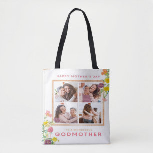 A Bouquet of Memories: Personalized Mother's Day Tote Bag