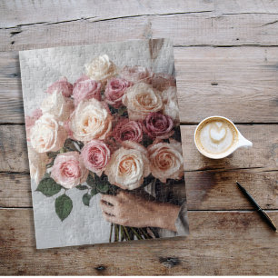 A bouquet of roses jigsaw puzzle