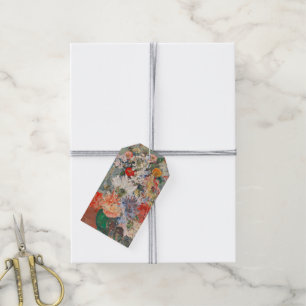 A Bouquet of Summer Flowers   August Rieger Gift Tags