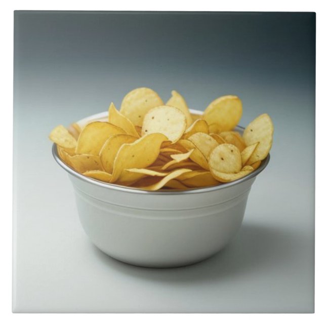 A Bowl of Potato Chips Tile (Front)