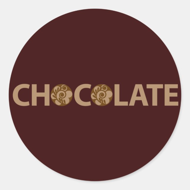 A Box of Chocolates Classic Round Sticker (Front)