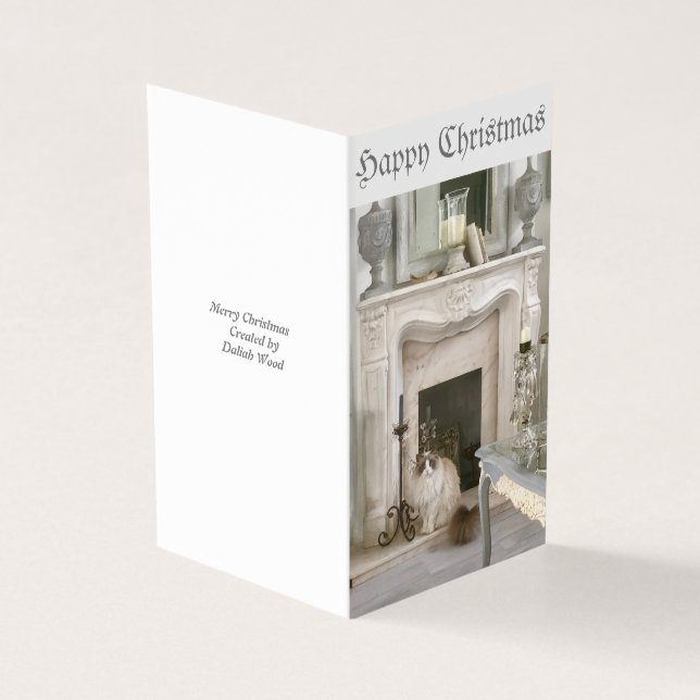 A box of  shabby chic Christmas Cards (Outside)