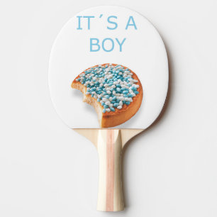 .a boy is born ping pong paddle