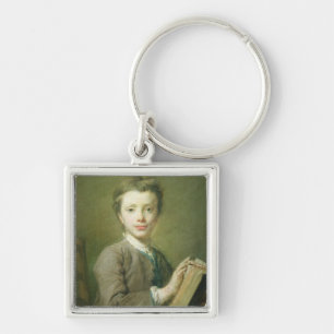 A Boy with a Book, c.1740 Keychain