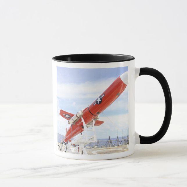 A BQM-74E Chukar drone ready for launch Mug (Right)