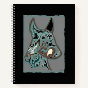 A brave mind will conquer the world notebook