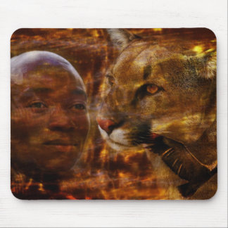 A brave warrior in South Africa Mouse Pad