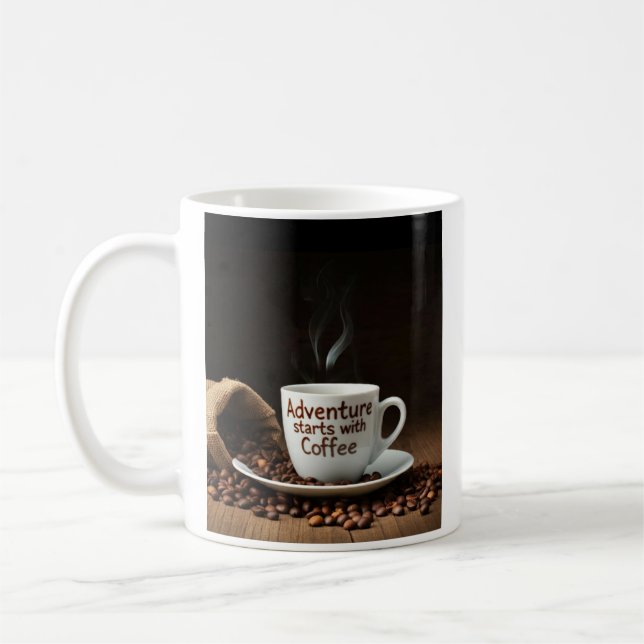 A Brew-tiful Statement for Caffeine Fans Coffee Mug (Left)