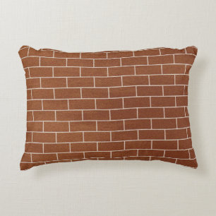 A Brick Wall Accent Pillow