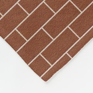 A Brick Wall Fleece Blanket