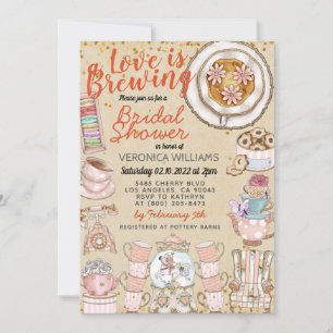 A Bridal is Brewing Shower Invitation