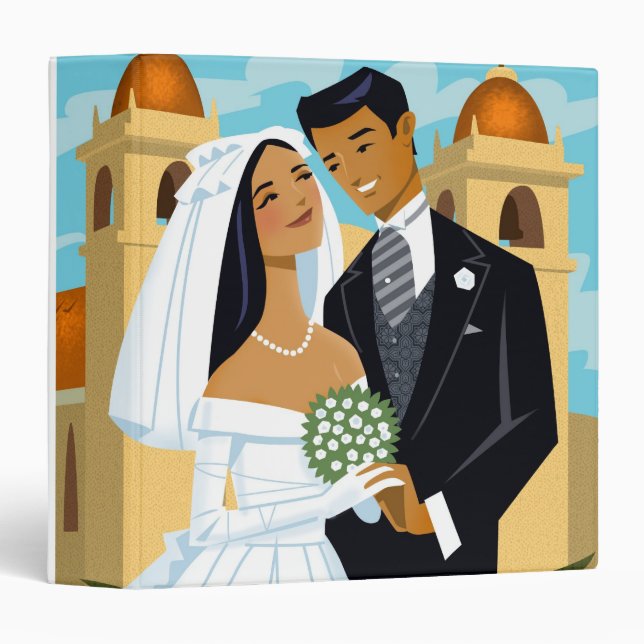 A Bride and Groom Binder (Front/Spine)