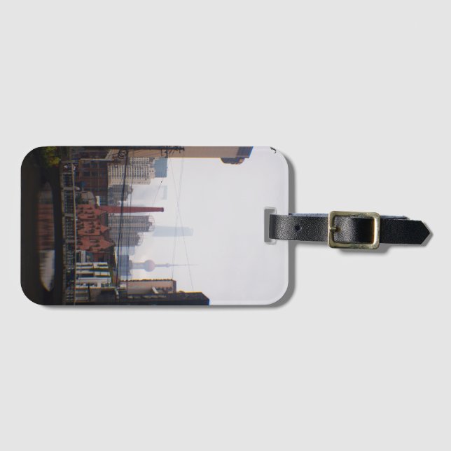 A Bridge in Shanghai Luggage Tag (Front Horizontal)