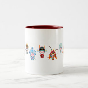 A brief introduction to Beijing Opera Two-Tone Coffee Mug