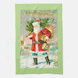 A bright Christmas Kitchen Towel