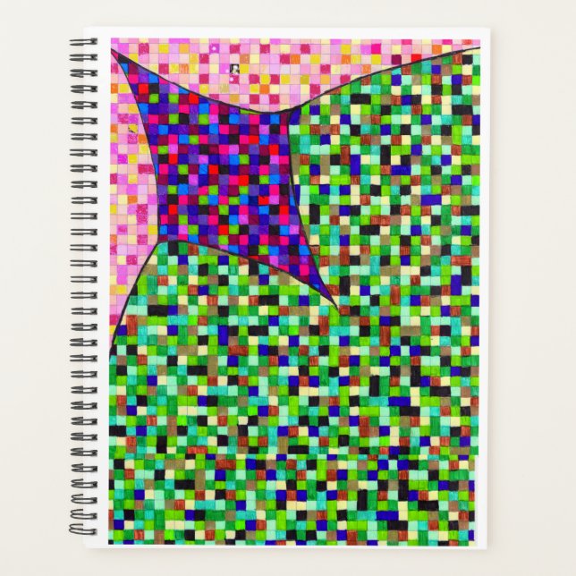 A bright fun notebook  planner (Front)