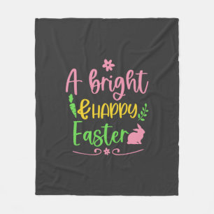 A Bright Happy Easter-63546 Fleece Blanket