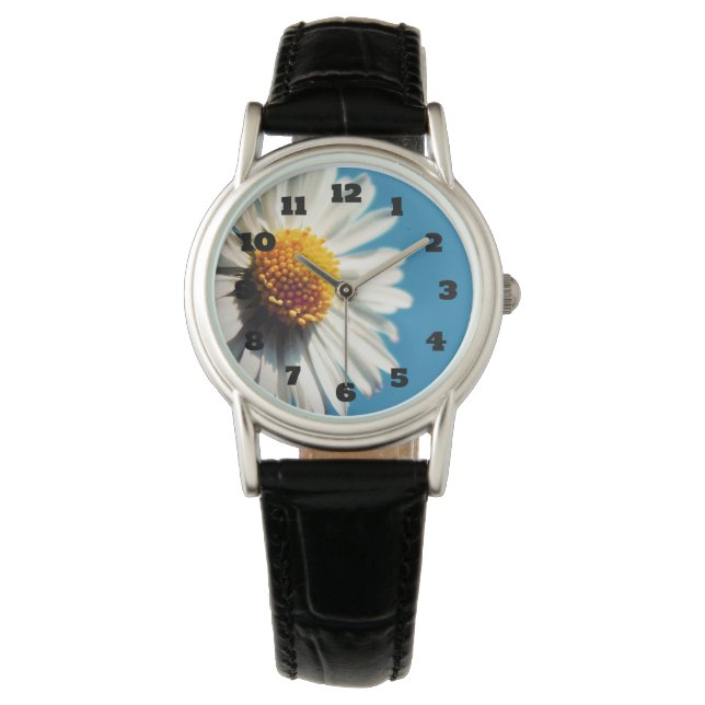 A Bright White Daisy under a Big Blue Sky Watch (Front)