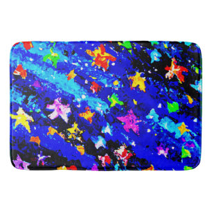 A Brightly Coloured Starry Skies. Buy Now Bath Mat