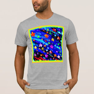 A Brightly Coloured Starry Skies. Buy Now T-Shirt