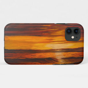 A Brillant Orange Sunset, By Gary Poling iPhone 11 Case