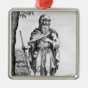 A British Druid, engraved by van der Gucht, 1723 Metal Ornament