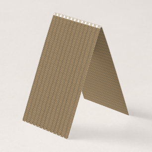 a brown and beige striped background business card