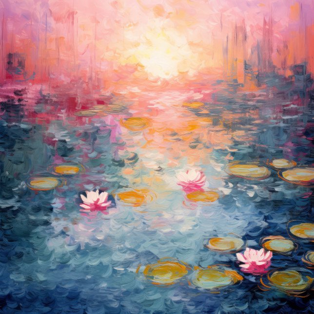 A Brush with Beauty Canvas Print (From Monet's Canvas to Your Heart: A Brush with Beauty.)