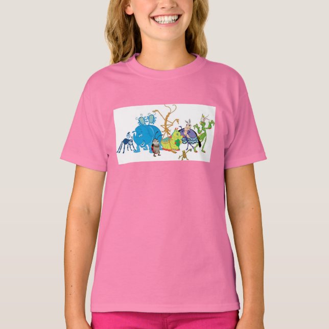 A Bug's Life Characters P.T. Flea Francis et. al. T-Shirt (Front)