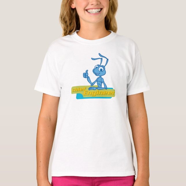 A Bug's Life Flik "Chief Engineer" Disney T-Shirt (Front)