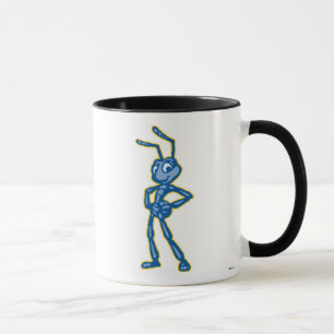 A Bug's Life Flik Standing Blue and Gold Disney Mug