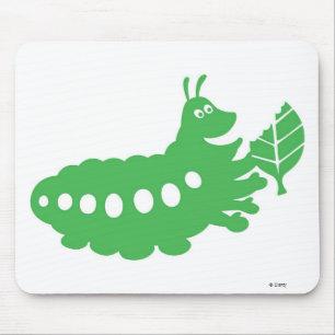 A Bug's Life Heimlich eating leaf cutout Disney Mouse Pad