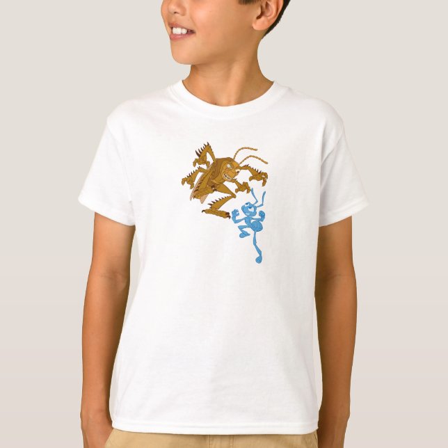 A Bug's Life Hopper and Flik fighting Disney T-Shirt (Front)