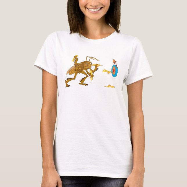 A Bug's Life Hopper Throwing Hornet "darts" Disney T-Shirt (Front)