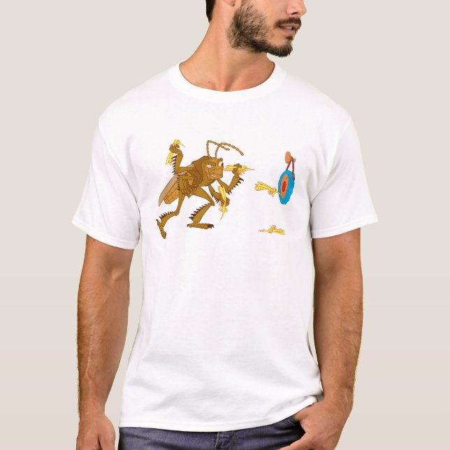 A Bug's Life Hopper Throwing Hornet "darts" Disney T-Shirt (Front)