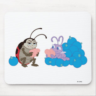 A Bug's Life Ladybug and Dot Playing Disney Mouse Pad