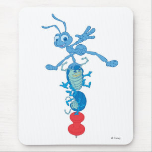 A Bug's Life Totem with Flick, Tuck, and Roll Mouse Pad