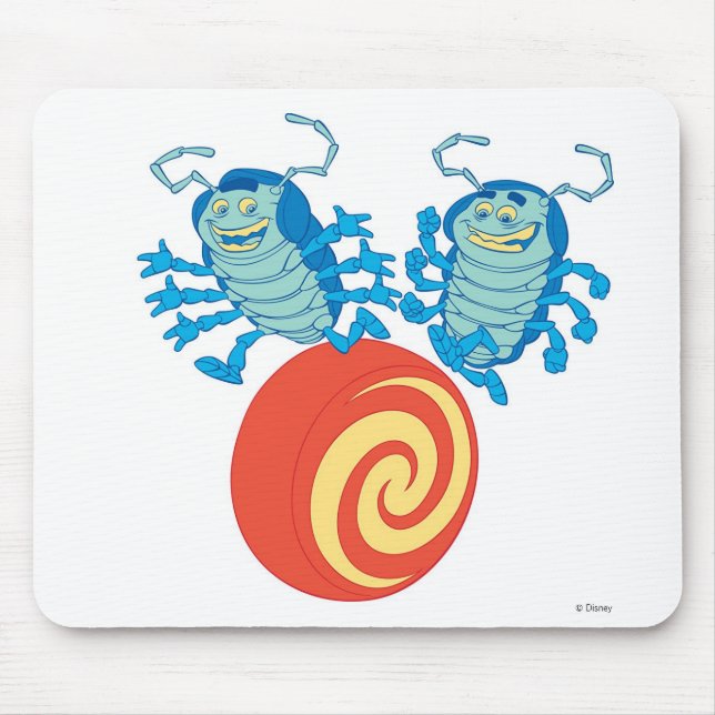 A Bug's Life's Tuck And Roll playing Disney Mouse Pad (Front)