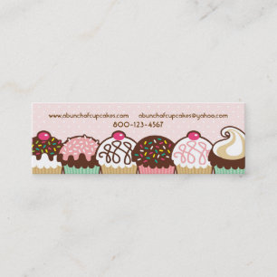 A Bunch of Cupcakes Mini Business Card