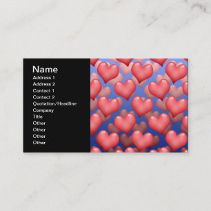 A Bunch of Hearts Business Card
