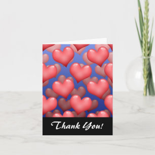 A Bunch of Hearts Thank You Card