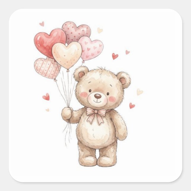 A Bundle of Love Square Sticker (Front)