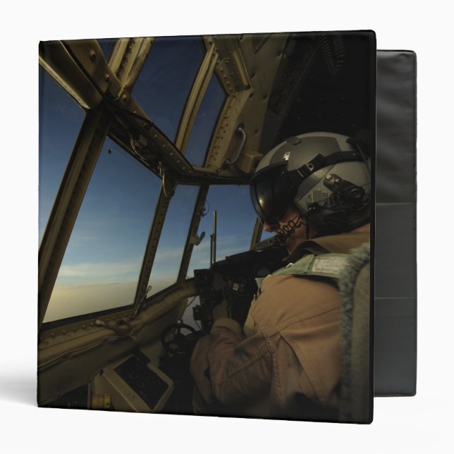 A C-130 Hercules pilot scans the horizon Binder (Front/Inside)