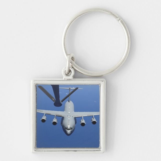 A C-17 Globemaster III approaches the boom Keychain (Front)