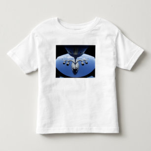 A C-17 Globemaster III receives fuel Toddler T-shirt