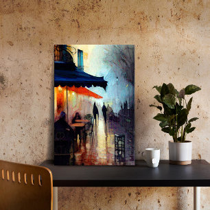A Cafe Canvas Print
