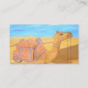 A camel business card