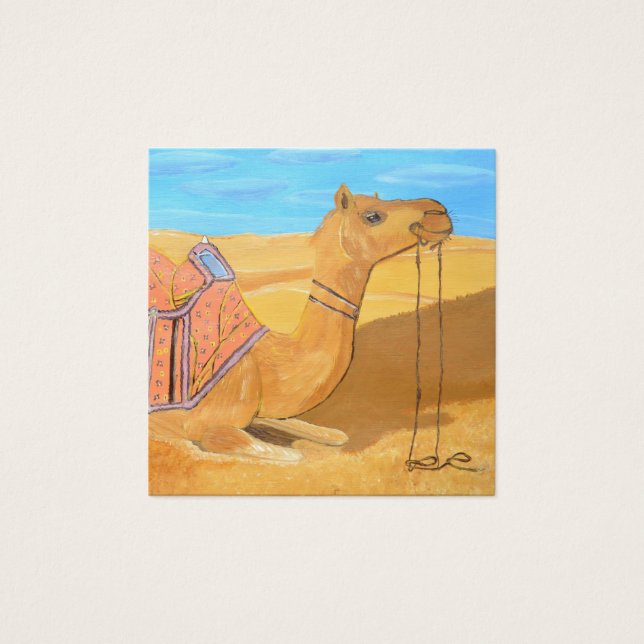 A camel business card  (Front)