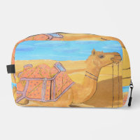 A Camel cosmetic bag 