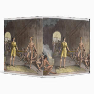 A Canadian Indian marriage ceremony, from 'Le Cost Binder